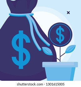 Money bag design