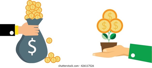 money bag dollar icon