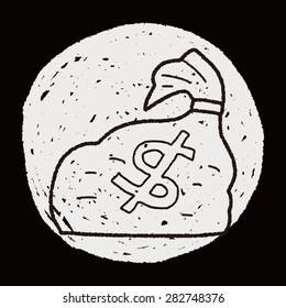 money bag doodle