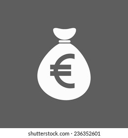 money bag euro icon
