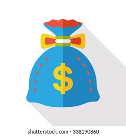 money bag flat icon