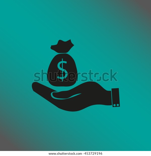 Money Bag Hand Stock Vector (Royalty Free) 453729196 Shutterstock