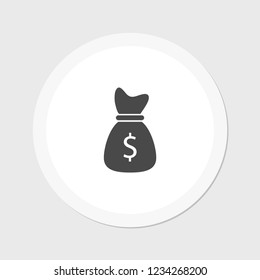 Similar Images, Stock Photos & Vectors of Money bag icon. - 606494408