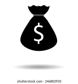 Money bag icon 
