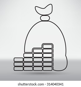 Money bag icon