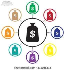 Money bag icon