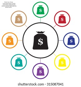 Money bag icon