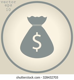 Money bag icon 