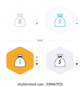 Money bag icon