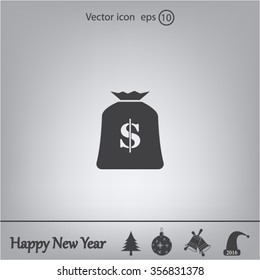 Money bag icon