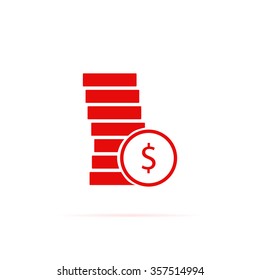 Money bag icon.