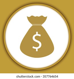 Money bag icon 