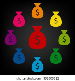 Money bag icon