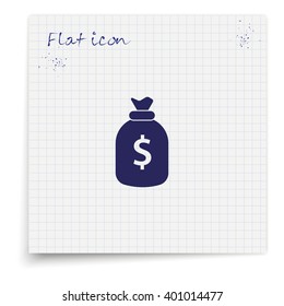 Money bag icon.
