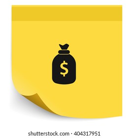 Money bag icon.