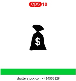 Money bag icon.