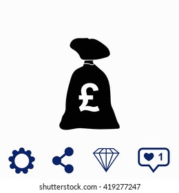 Money bag icon.