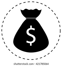 Money bag icon 