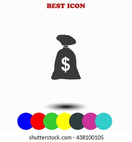 Money bag icon.