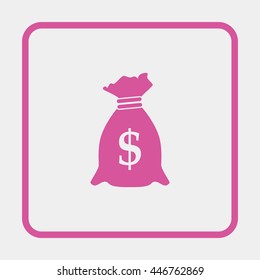 Money bag icon.