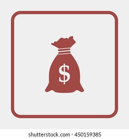 Money bag icon.