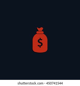 Money bag icon.