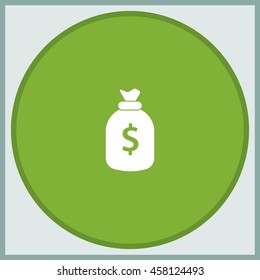 Money bag icon.