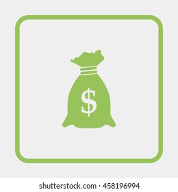Money bag icon.