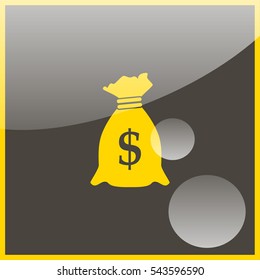 Money bag icon.