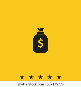 Money bag icon.