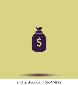 Money bag icon.