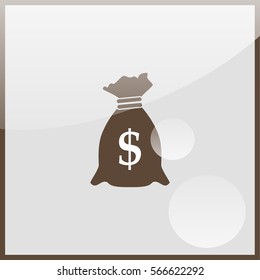 Money bag icon.