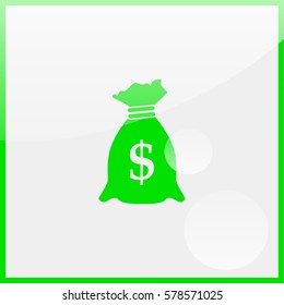 Money bag icon.