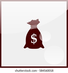 Money bag icon.