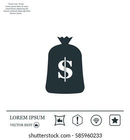 Money bag icon