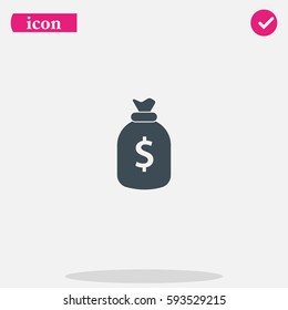 Money bag icon.
