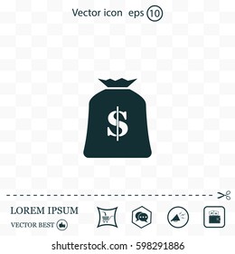 Money bag icon