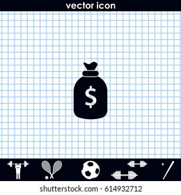 Money bag icon.