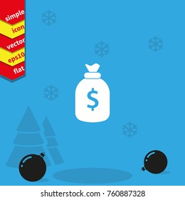 Money bag icon.