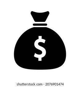 Money bag icon for apps and web sites