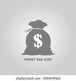 Money bag icon. Business Concept. Vector illustration