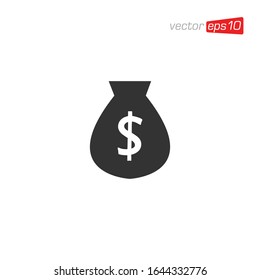Money Bag Icon Design Vector