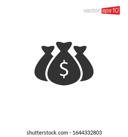 Money Bag Icon Design Vector