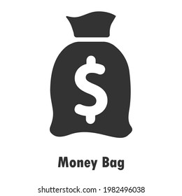 money bag icon design vector