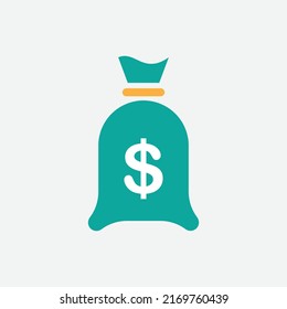 Money bag icon design vector illustration