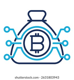 Elemento de icono de bolsa de dinero para diseño