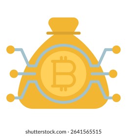 Money Bag Icon Element For Design