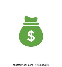 Money bag icon graphic design template vector isolated
