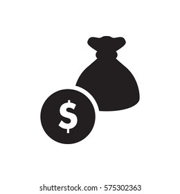 money bag icon illustration isolated vector sign symbol