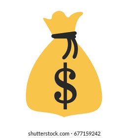 money bag icon image 